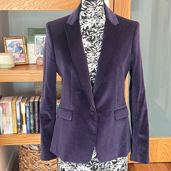 rag & bone Jackets & Blazers - Rag & Bone purple velvet jacket